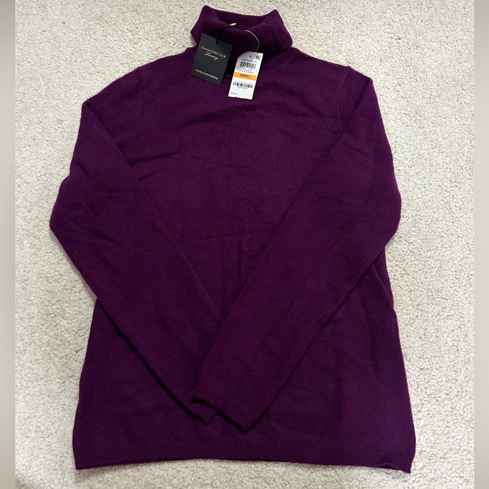 Charter club cashmere turtleneck